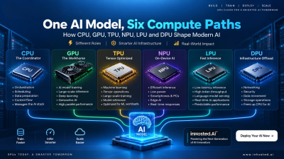 One AI Model, Six Compute Paths How CPU, GPU, TPU, NPU, LPU and DPU Shape Modern AI